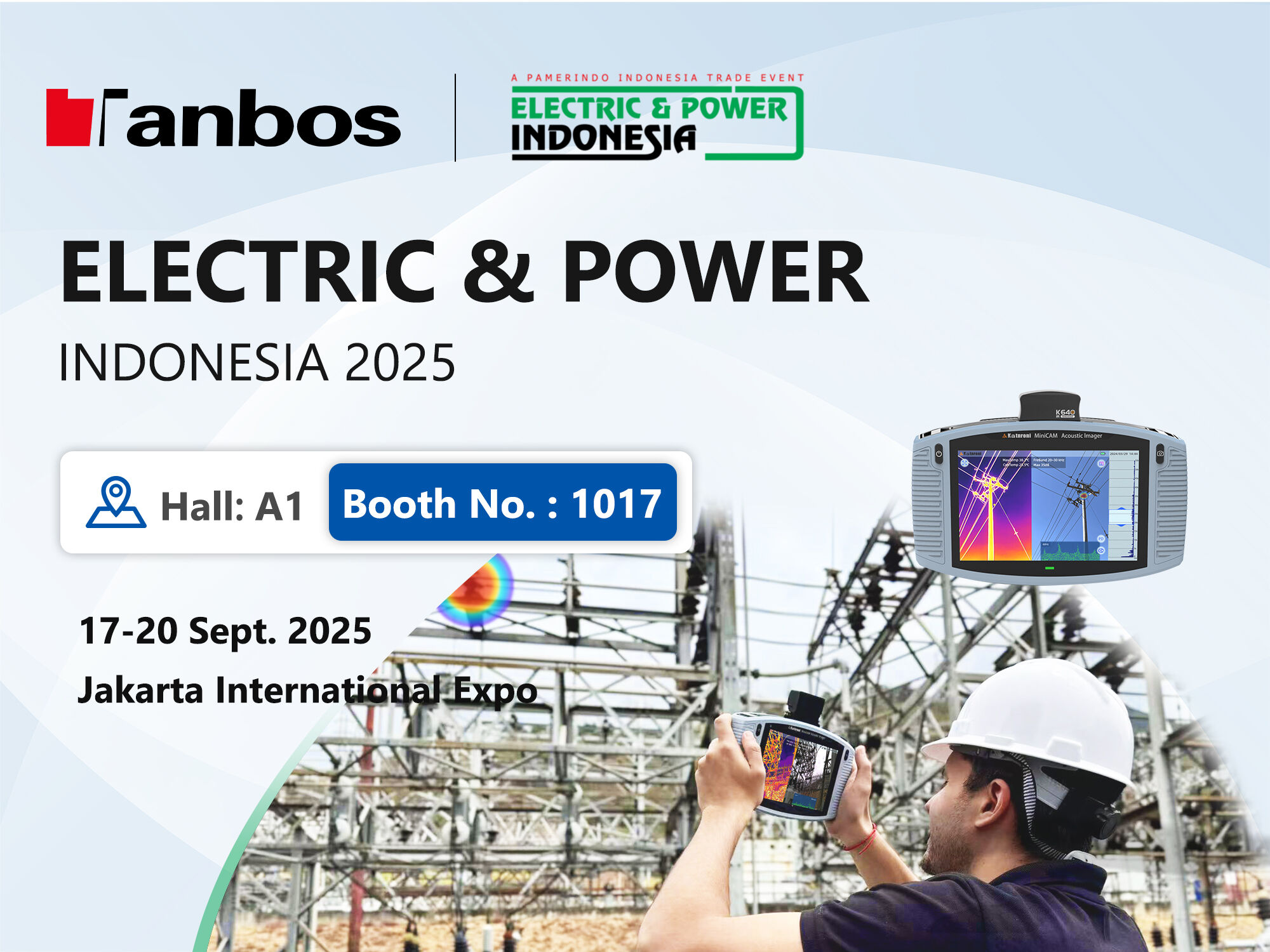 Tanbos – Electric & Power Indonesia 2025 Exhibition Invitation